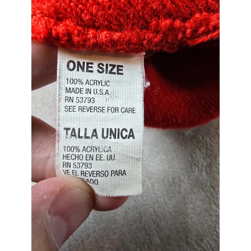 Nebraska Cornhuskers Beanie Hat Cap Red Cuffed‎ Rossmoor Industries Made In USA